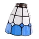 thumbnail image 5 of Pantalla De Cristal Para Portalámparas E27, Con Protección Para Bombillas, Para Salón, Cocina, Color Azul Y Blanco., 5 of 5