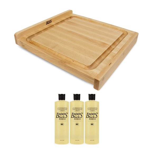 Tabla de cortar John Boos KNEB17 de madera de arce 45 x 44 x 3 cm
