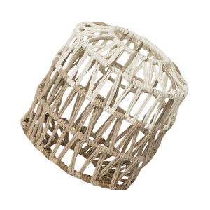 Ioensy - Pantalla De Cuerda De Papel, Cubierta De Lámpara Colgante Bohemia Para Cafetería, Dormitorio, Isla De Cocina, 15Cm X 16,5 Cm