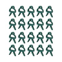 Magideal - 20X Clips De Soporte Para Plantas De Jardín,Clips De Vid Para Tomates,Clips De Enrejado, Clips De Vid De Flores Para Soporte De Invernadero De Plantas 6X45 Cm