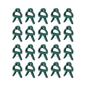 Magideal - 20X Clips De Soporte Para Plantas De Jardín,Clips De Vid Para Tomates,Clips De Enrejado, Clips De Vid De Flores Para Soporte De Invernadero De Plantas 6X45 Cm