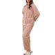 thumbnail image 4 of INSPIRE CHIC Conjunto de Pijama de Felpa Esponjosa para Mujer Cómodo con Mangas Largas, Botones, Bolsillos y Cintura Elástica S Rosa, 4 of 6
