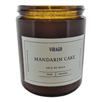 Vela De Soya Aromática Gold Virago Mandarin Cake 100Gr