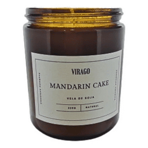 Vela De Soya Aromática Gold Virago Mandarin Cake 100Gr