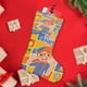 thumbnail image 4 of Blippi Tema: Calcetines de Navidad, fino lino blanco para colgar en escaleras y chimenea, decoración navideña para el hogar, regalo de Navidad. 54cm × 38cm, 4 of 5