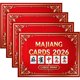 thumbnail image 1 of Tarjetas Mahjong ReeRaa 2026, 4 piezas, 18,3 x 4,7 pulgadas, 1 of 1