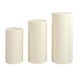 thumbnail image 1 of 3x Fundas Cilíndricas Para Pedestal Decorativas Para Fiesta, Compromiso, Acción De Gracias, Color Beige, 1 of 3