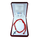 thumbnail image 2 of Pulsera plata 925 hilo rojo trenzado cruz / Todojoyas, 2 of 3