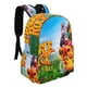 thumbnail image 2 of Fraggle Rock-theme Backpack, Campus style schoolbag Bookbag with Adjustable Shoulder Straps And Large Zip Compartment, Unisex Travel Bags.42x30x15cm, 2 of 6