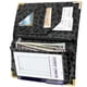 thumbnail image 1 of Libro para Meseros YeeCASE Leopardo Negro con Bolsillo Expandible y Cierre de Cremallera, 1 of 7