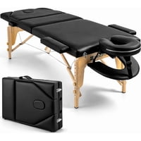 Nanofort - Camilla Masaje 3 Cuerpos Portatil Madera