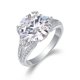thumbnail image 1 of Anillos de Compromiso de Moissanita de 5 Quilates Color D Claridad VVS1 Anillos de Aniversario Anillo de Diamante Grande de Plata Esterlina S925 para Mujer Anillos para Esposa Mamá Talla 5-9, 1 of 8