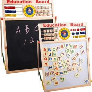 Oem - Pizarra Magnética Doble Función Educativa Madera