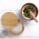 thumbnail image 1 of Salero Totally Bamboo, caja de almacenamiento de bambú con tapa giratoria magnética, capacidad de 6 onzas, 1 of 8