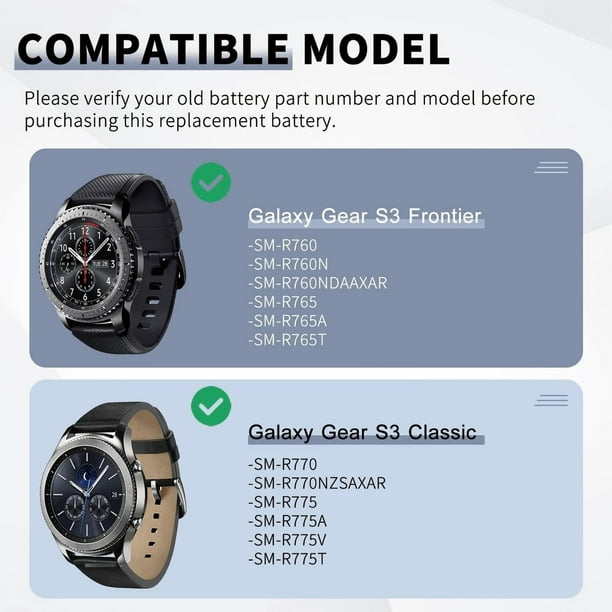 S3 Classic Precio Cambiar BaterÃa Samsung Gear S3 Frontier Correa
