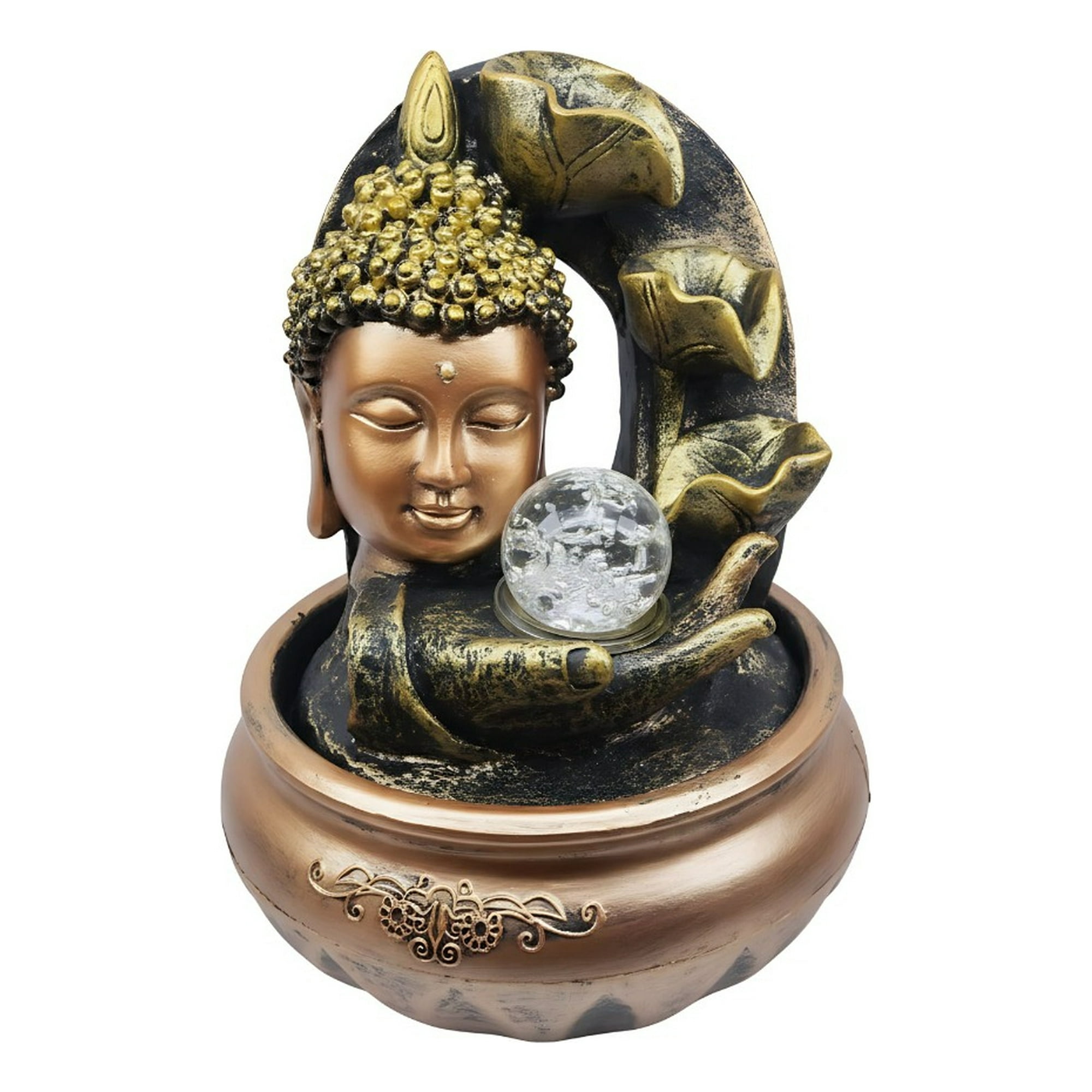 Genérico - Fuente Agua Buda Monje Adorno Decorativo Mesa Hogar Jhn