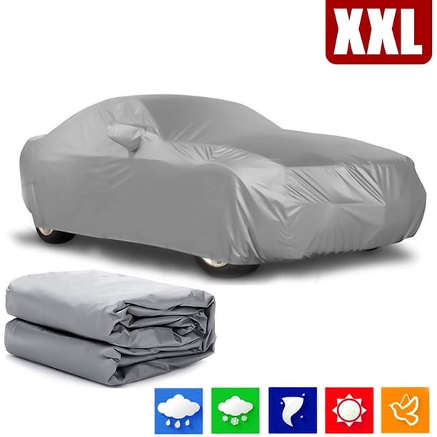 Funda para coche Lona para coche Garaje para coche Impermeable Resistente al polvo Protección contra la nieve Protección solar Garaje completo Garaje completo Lona para cubrir