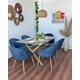 thumbnail image 2 of Comedor Oslo Nordem Velvet - 4 Sillas - Gris - Madera, 2 of 2