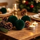 thumbnail image 4 of Pack X18 Esferas Navideñas Bambalinas De Terciopelo Adornos Árbol Navidad, 4 of 4