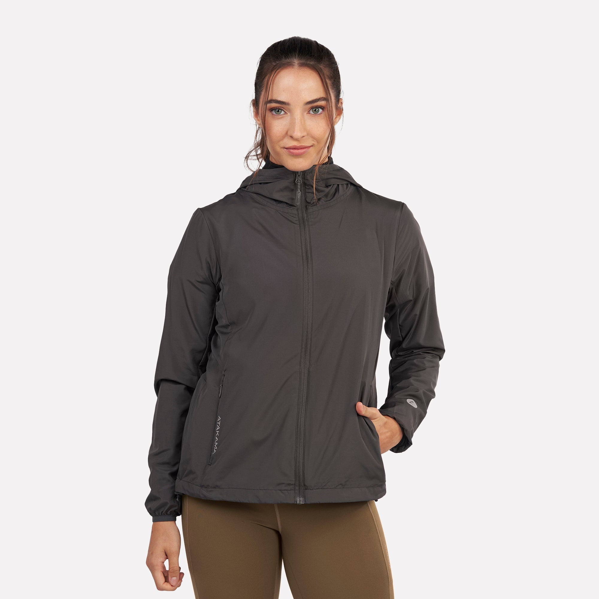 Cortaviento Mujer Declive Gris Atakama Outdoor
