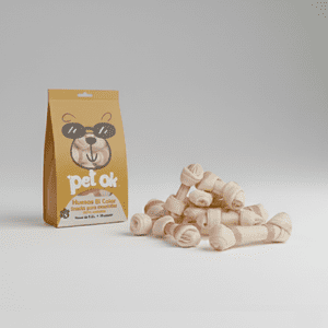 Pet Ok - Huesito Sabor Carne Para Perro Pequeño 20 Unidades