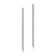thumbnail image 1 of Pendientes Colgantes De Borlas Largas Pendientes De Diamantes De Imitación Punk Para Fiesta Boda Prom 9.75cmx0.42cm, 1 of 5