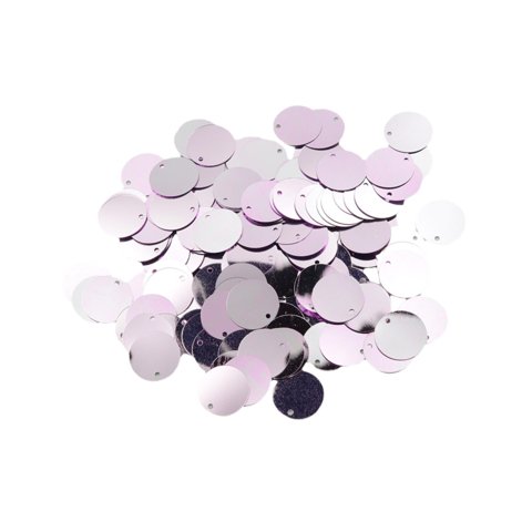 Bothyi - 130 Piezas De Lentejuelas Redondas Sueltas, Lentejuelas Planas Para Hacer Joyas, Color Plata