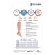 thumbnail image 4 of Medias de Compresión Truform Hasta la Rodilla Beige Talla Media, 4 of 6