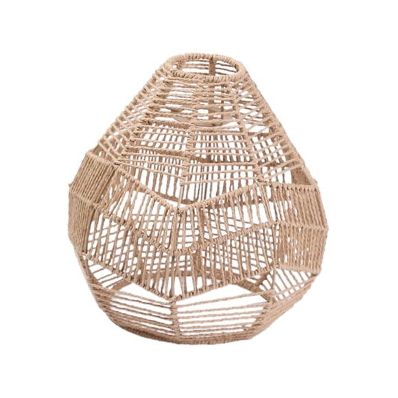 Cuerda De Ratán Para Colgar Pantalla Colgante Para Mesa De Comedor 26x26x6,5 Cm