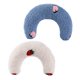thumbnail image 2 of 2 Almohadas Para El Cuello Para Mascotas, Juguete Para Masticar Relleno Para Perro, Gato, Azul Y Blanco, 2 of 5