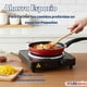 thumbnail image 4 of Cocina Cocinilla Eléctrica 1 Plato Encimera 1000W de Potencia Color Negro, 4 of 10