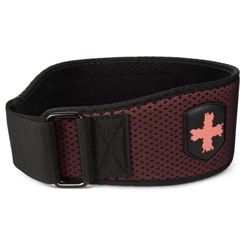 Cinturón De Halterofilia Harbinger Hexcore Coral 63,5-73,5 Cm