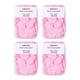 thumbnail image 2 of 400 hojas de jabón portátiles pequeñas, papel de jabón de pétalos desechable para exteriores, hojas de película de jabón de viaje para adultos y niños Rosa, 2 of 5