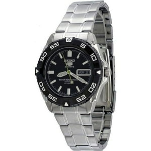 Reloj Seiko 5 Sports Automático Con Esfera Negra Para Hombre Snzb23J1
