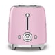 thumbnail image 3 of Tostadora Smeg 50's Retro de 4 rebanadas rosa con 6 niveles de dorado, 3 of 6