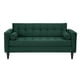 thumbnail image 1 of Sofa Retro 3 Cuerpos Felpa Verde Botella, 1 of 6