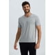 thumbnail image 3 of Polera Hombre Básica Gris Melange, 3 of 4