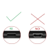 thumbnail image 2 of Cable corto USB a tipo-c 90º l 25cm carga rápida y datos qc, 2 of 3