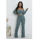 thumbnail image 1 of Conjunto de Jeans Elástico con Hombros Descubiertos, 1 of 5