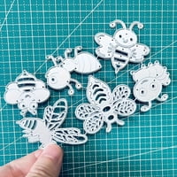 Trdxxx - Plantilla Troquelada Para Hacer Tarjetas Y Álbumes De Recortes, Diseño De Abejas