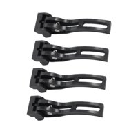 Magideal - 4 Abrazaderas Traseras Profesionales Para Reemplazar Accesorios Automotrices, Portátiles Y Resistentes Para Cubiertas De Lona Rígidas Y Blandas Plegab