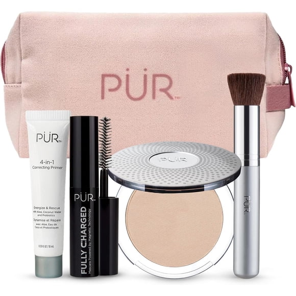 Set Maquillaje Pur Multitasking Essentials Kit 4 En 1 Primer