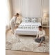 thumbnail image 3 of Piecera Manta de Cama Texturizada con Bordado Botanico, 3 of 7
