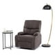 thumbnail image 2 of Bergere Reclinable Dante Brown Con Posavasos, 2 of 6