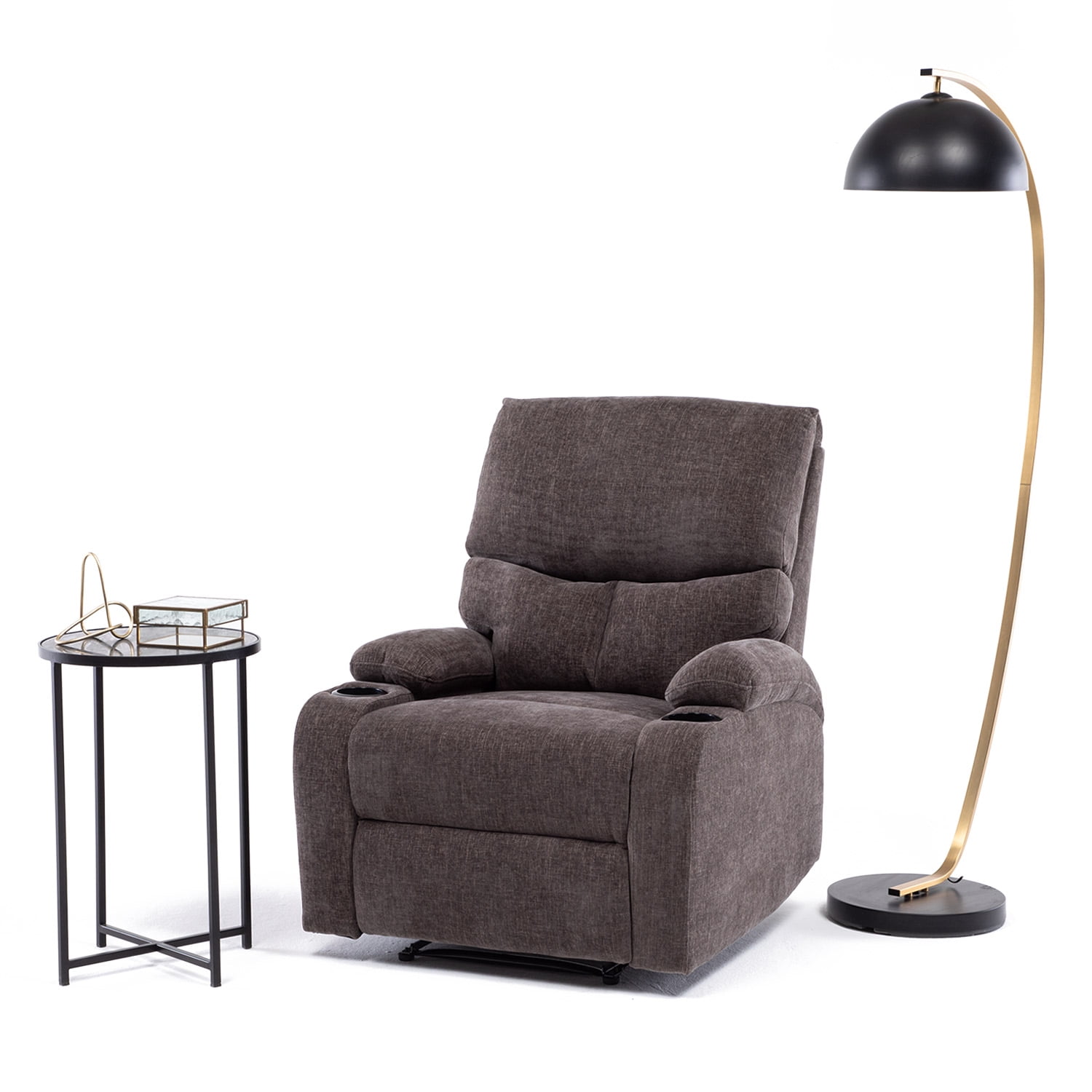 Vys Spa - Bergere Reclinable Dante Brown Con Posavasos