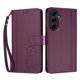 thumbnail image 3 of Funda Cartera Trébol para Samsung Galaxy A55 5G con Ranuras Tarjetas y Carga Inalámbrica Violeta, 3 of 6