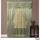 thumbnail image 2 of Juego de cortinas Achim Home Furnishings Halley, 6 piezas, color salvia, 2 of 2
