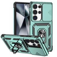 Estuche Gangxun Para Samsung Galaxy S25 Ultra, Soporte Giratorio 360°, Estilo Mecánico Y Magnético