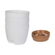 thumbnail image 2 of 3 Uds Macetas De Riego Automático Maceta De Vivero Para Oficinas Jardines Blanco Y 6,5 Pulgadas, 2 of 5