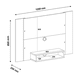 thumbnail image 5 of Panel TV hasta 55 Pulgadas Cine Cedro Off White, 5 of 5